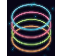 Amscan 9902332 Glow Necklace 4 Asstd 56 Cm