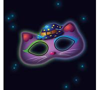Amscan 9902345 Glow Stick Mask Cat