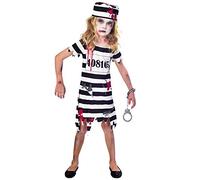 amscan 9902663 - Kids Escaped Convict Zombie Girl Halloween Fancy Dress Costume Age: 9-10 Years