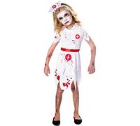 amscan 9902681 Child Girls Zombie Nurse Jumpsuit Boys Halloween Fancy Dress Costume Age: 5-6 Years