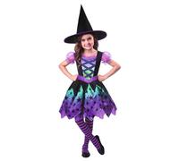 Amscan 9902766 - Girls Spell Casting Cutie Witch Halloween Costume - Age 2-3 Yrs