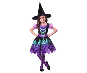 Amscan 9902767 - Girls Spell Casting Cutie Witch Halloween Costume - Age 3-4 Yrs