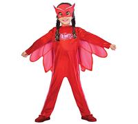 Amscan 9902950 - Girls Official PJ Masks Licensed Owlette Fancy Dress Costume - 7-8 Yrs