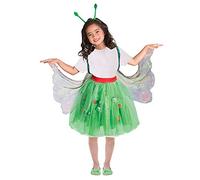 Amscan 9902977 - Kids Officially Licensed the Very Hungry Caterpillar Tutu & Wings World Book Day Fancy Dress Costume Age: 3-8 Yrs