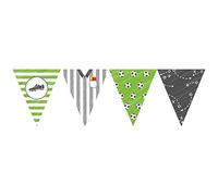 Amscan 9903019 - Kicker Football Kids Birthday Party Paper Pennant Banner Decoration - 4m