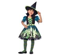 amscan 9903412 - Kids Hocus Pocus Witch Girls Halloween Fancy Dress Costume Age: 6-8 Years