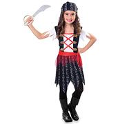 Amscan 9903527 - Kids Pirate Cutie Caribbean Buccaneer World Book Day Fancy Dress Costume Age: 10-12 Yrs
