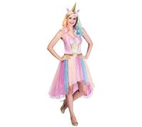 amscan 9903586 Pastel Unicorn Headband 14-16-1 PC, Multicoloured, UK Dress Size: 14-16