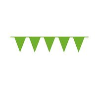 Amscan 9903789 10M Plastic Pennant Banner - Kiwi Green