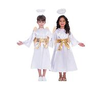 amscan 9904061 Child Angel Gabriel Fancy Dress Xmas Costume (Age 7-8 Years)