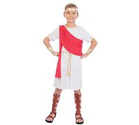 amscan 9904456 Boys Roman Toga Boy Book W ancy Dress Costume Age 6-8 Years