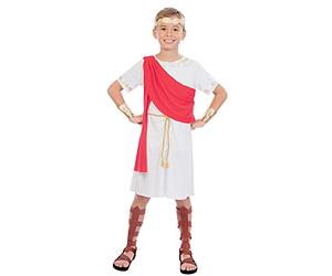 amscan 9904456 Boys Roman Toga Boy Book W ancy Dress Costume Age 6-8 Years