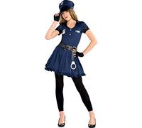 amscan 9904810 - Kids Police Officer Cop Cutie Girls Fancy Dress Costume Age: 6-8 Years