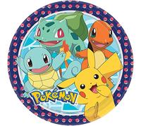 Amscan 9904820-66 - Pokémon Birthday Party Paper Plates - 8 Pack