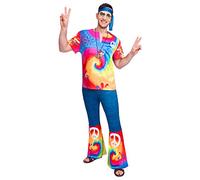 Amscan 9905130 60's Hippy Man Costume Set - Adult XL
