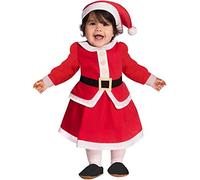amscan 9905176 - Toddler Little Miss Santa Girls Christmas Fancy Dress Costume Age: 2-3 Years