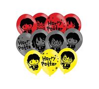 Amscan Latex Balloons - Harry Potter Birthday Party (9905196) 11" Multicolor 6 Pack