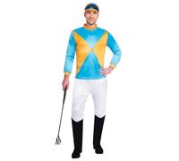 amscan set low (PKT) (9905884) Adult Mens Jockey Costume (Extra Large)