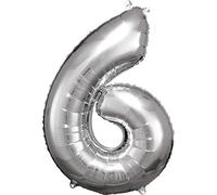 Amscan 9906291 Rm S/Shape:6 Silver