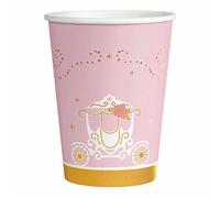 Amscan 9906313-66 - Princess for a Day Kids Birthday Party Paper Cups - 8 Pack