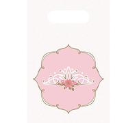 Amscan 9906317 - Princess for a Day Kids Birthday Party Paper Loot Bags - 8 Pack