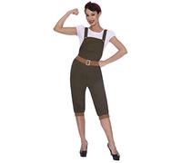 amscan 9906476 - Women's 1940's WW2 Land Girl Adults Fancy Dress Costume Size: 24-26