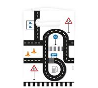 Amscan 9906585 - On the Road Birthday Party Paper Loot Bags - 8 Pack