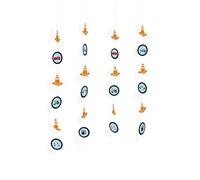 Amscan 9906586 - On the Road Birthday Party Hanging String Decorations - 1.3 m