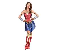 amscan 9906666 Amscan Adult Womens Official Wonder Woman WW84 Fancy Dress Costume (UK Dress 16-18)