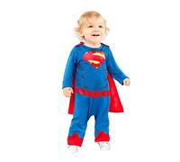 Toddler Cute Official Superman Supergirl Superhero Comic Fancy Dress Costumes UK