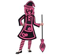 amscan 9907110 Childs Glow In The Dark Witch Halloween Fancy Dress Costume Age 4-6 Years