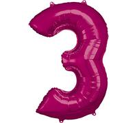 Amscan 9907281 Rm S/Shape: 3 Pink