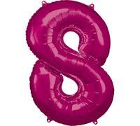 Amscan 9907291 Rm S/Shape: 8 Pink