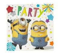 Amscan 9907314 - Despicable Me Minions Kids Birthday Party Luncheon Napkins - 16 Pack