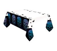 Amscan 9907409 - Halloween Boneshine Fever Purple Skull Paper Table Cover - 1.2m x 1.8m