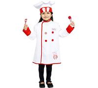 amscan 9907541 Childs Girls Boys Official Peppa Pig Licensed Chef's Kit Fancy Dress Costume 4-6 Years