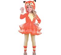 Enchanting Fox Hooded Costume for Girls - Perfect for Book Day Fancy Dress