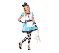 amscan 9908465 - Girls Classic Alice in Wonderland World Book Day Fancy Dress Costume Age: 4-6 Yrs