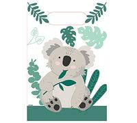 Amscan 9908601 - Koala Kids Birthday Party Paper Loot Bags - 8 Pack
