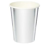 Amscan 9908655 Sc Metallic Silver 250Ml Cup