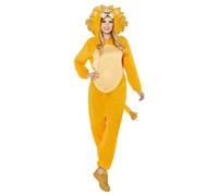 amscan 9908781 - Adults Hooded Lion Onesie World Book Day Fancy Dress Costume Size: Plus Size