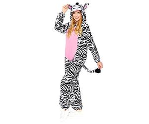 amscan 9908782 Adult Unisex Zebra OneSize Size Standard, One