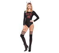 amscan (PKT) (9908982) Adult Ladies Bite Me Bodysuit (Medium)