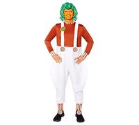 Amscan 9909049 - Men's Official Oompa Loompa World Book Day Fancy Dress Costume Size: Standard