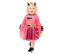 amscan (PKT) (9909324) Child Girls Pink Batgirl Costume (6-12 months)