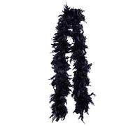 Halloween Gothic Burlesque Black Fancy Dress Gothic Cosplay Feather Boa