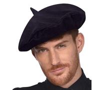 Amscan 9909472 - Adults Classic Black Beret Fancy Dress Accessory