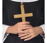 Amscan 9909501 - Protective Chain with Cross Nuns & Vicars Fancy Dress Accessory