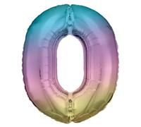 Amscan 9909708 Rm S/Shape 0 - Rainbow
