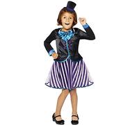 amscan 9910019 Childs Girls Dark Mad Hatter Halloween Fancy Dress Costume Age 12-14 Years
